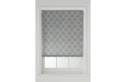 Collection Trellis Roller Blind - 3ft - Grey.